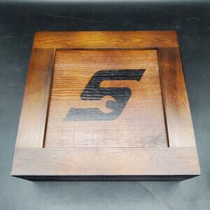 Snap-on 5-in-1 Wooden Game Box Factory Sealed Chess Checkers Backgammon New